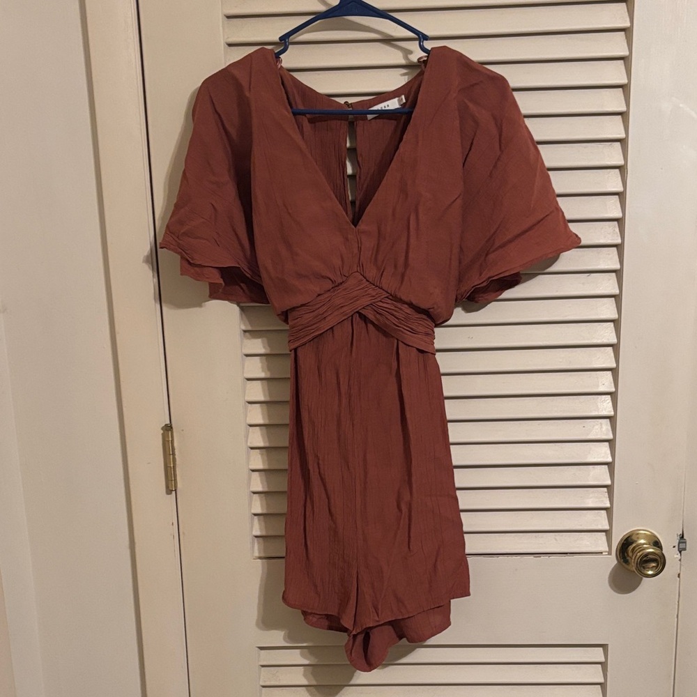 Lush Terracotta Romper